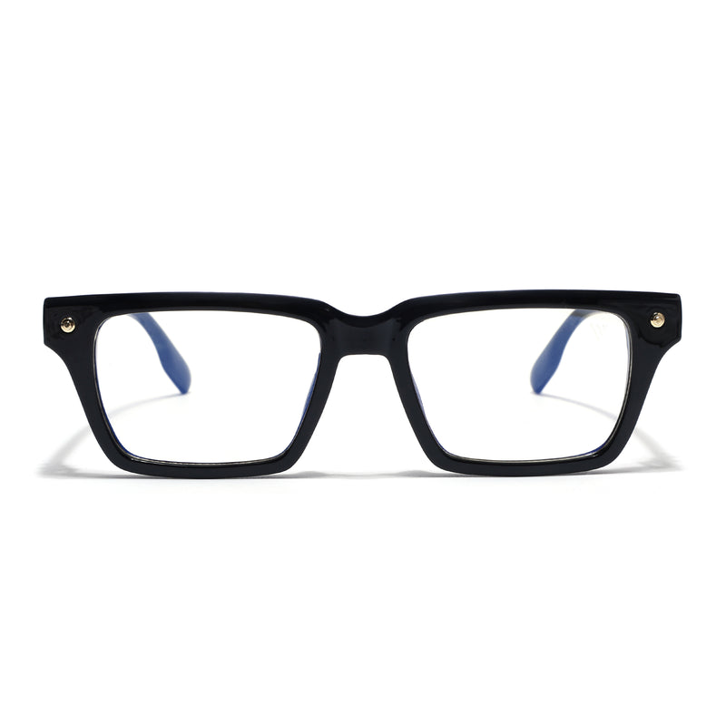 Voyage Black Wayfarer Eyeglasses for Men & Women (FY99285FMG9271)