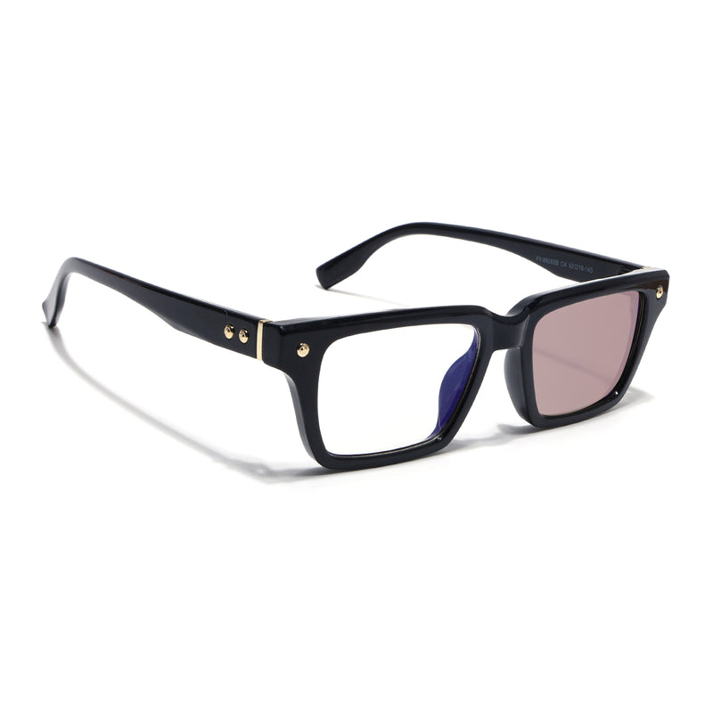Voyage Black Wayfarer Eyeglasses for Men & Women (FY99285FMG9271)