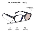 Voyage Black Hexagonal Eyeglasses for Men & Women (FY99288FMG9279)