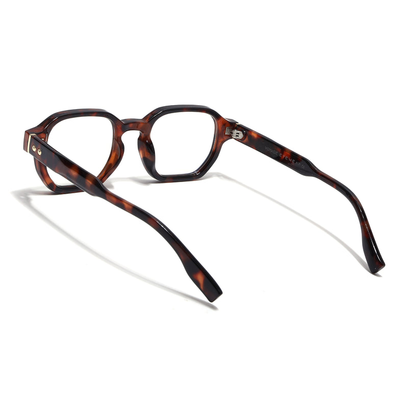 Voyage Demi Brown Hexagonal Eyeglasses for Men & Women (FY99288FMG9280)