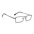 Voyage Grey Rectangle Eyeglasses for Men & Women (G025FMG8075)