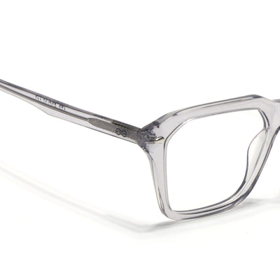 Goeye Grey Square Acetate Eyeglasses for Men & Women (GO173GE1673-C3)