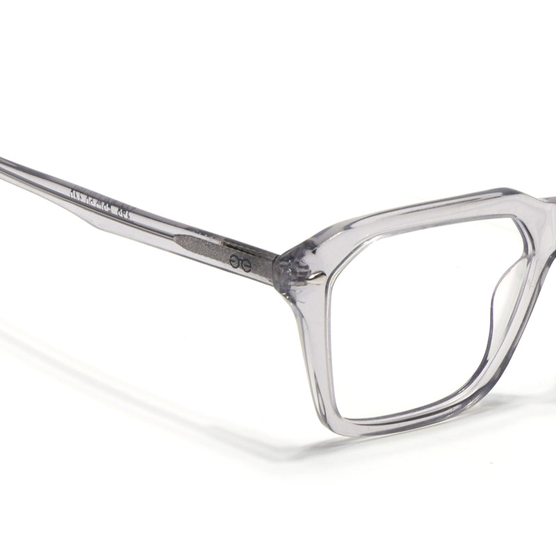 Goeye Grey Square Acetate Eyeglasses for Men & Women (GO173GE1673-C3)