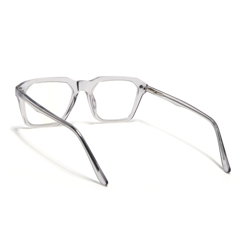 Goeye Grey Square Acetate Eyeglasses for Men & Women (GO173GE1673-C3)