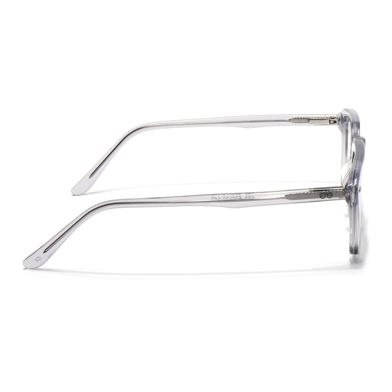 Goeye Grey Square Acetate Eyeglasses for Men & Women (GO173GE1673-C3)