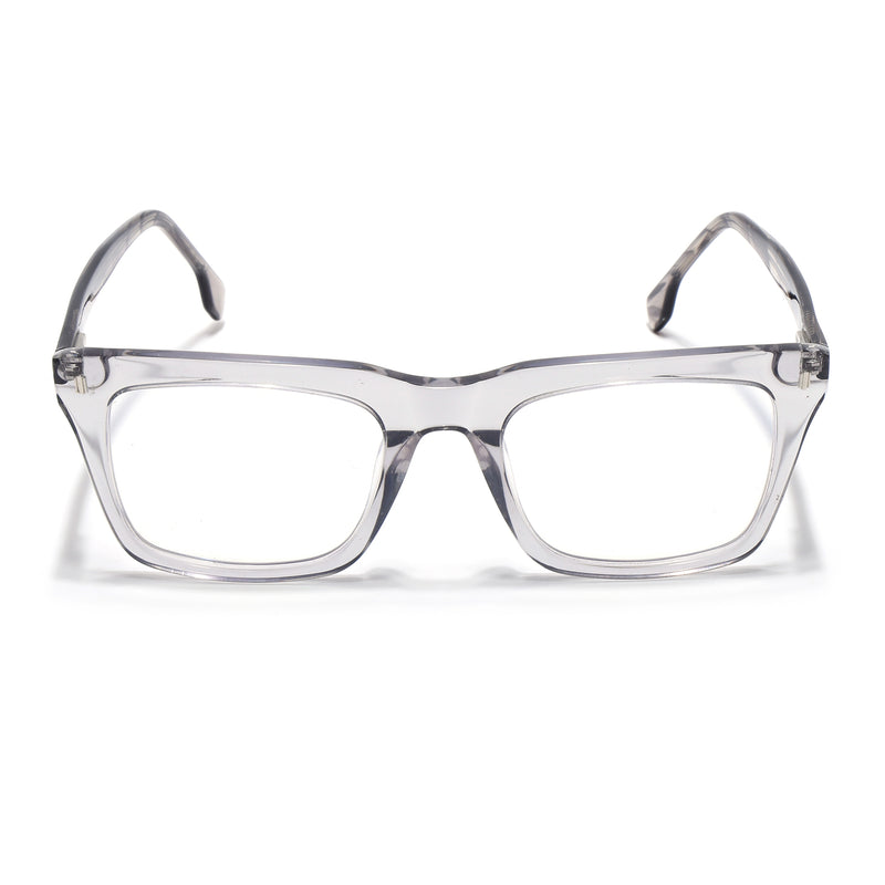 Goeye Grey Square Acetate Eyeglasses for Men & Women (GO178GE1679-C3)
