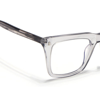 Goeye Grey Square Acetate Eyeglasses for Men & Women (GO178GE1679-C3)