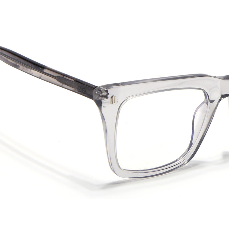 Goeye Grey Square Acetate Eyeglasses for Men & Women (GO178GE1679-C3)