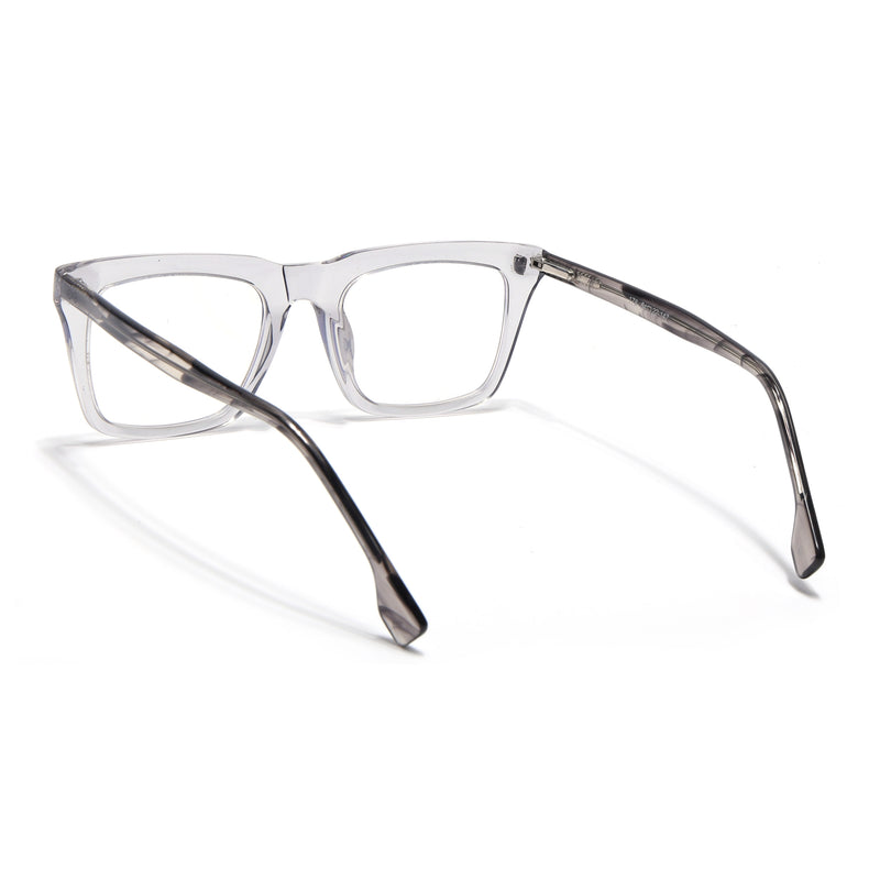Goeye Grey Square Acetate Eyeglasses for Men & Women (GO178GE1679-C3)