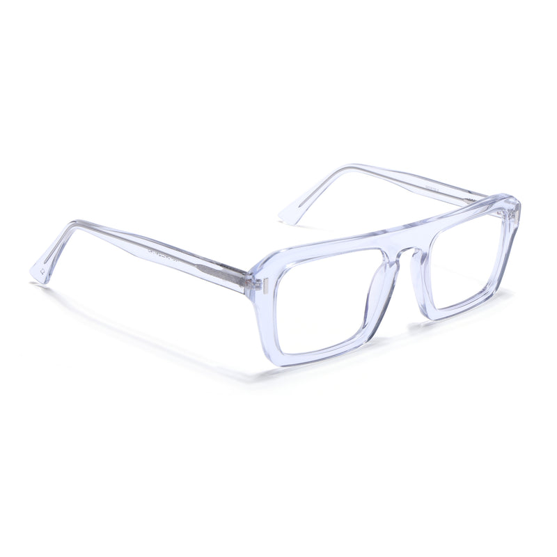 Goeye Light Blue Wayfarer Acetate Eyeglasses for Men & Women (GO180GE1683-C2)