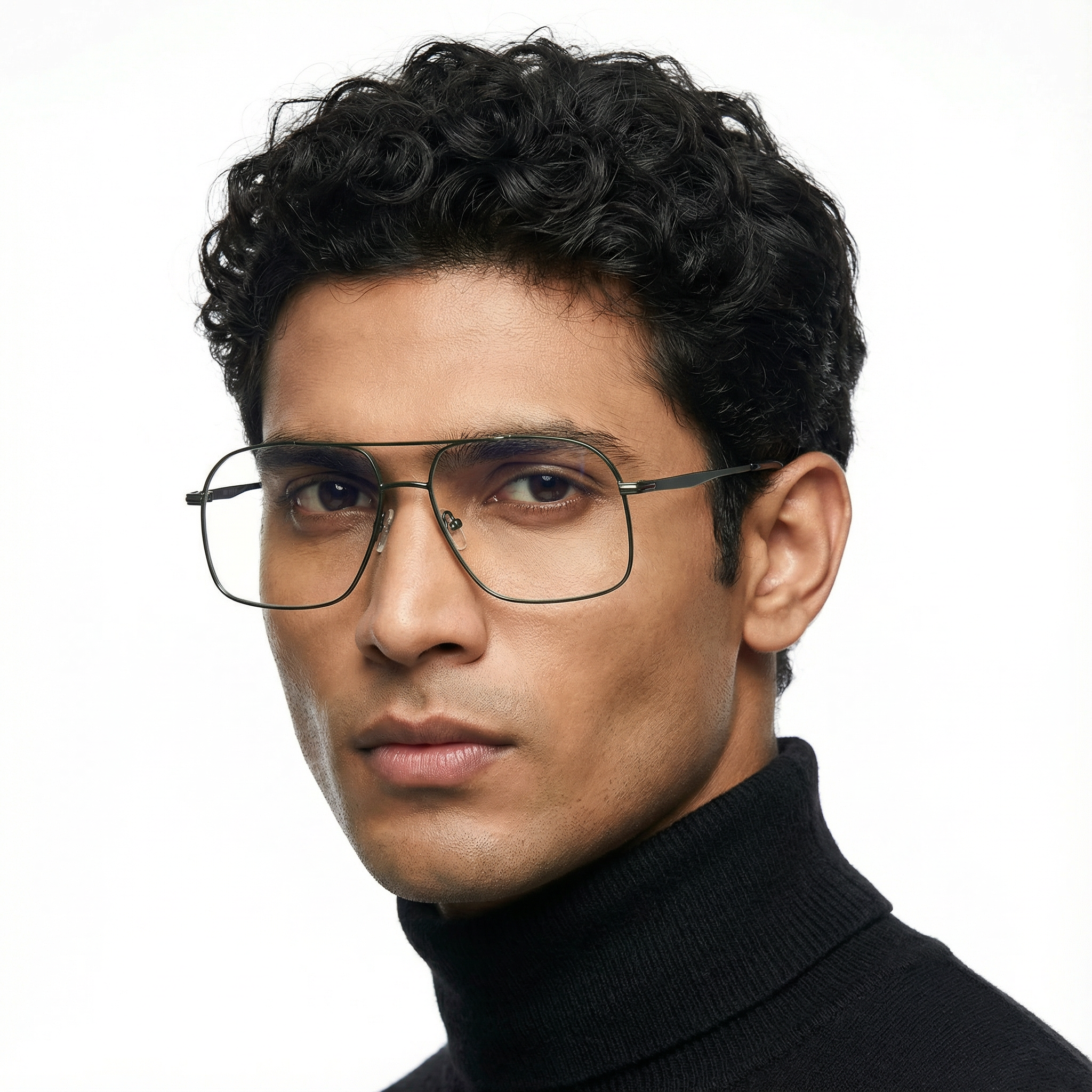 Voyage Green Wayfarer Eyeglasses for Men & Women (73013FMG7071-C7)