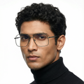 Voyage Green Wayfarer Eyeglasses for Men & Women (73013FMG7071-C7)