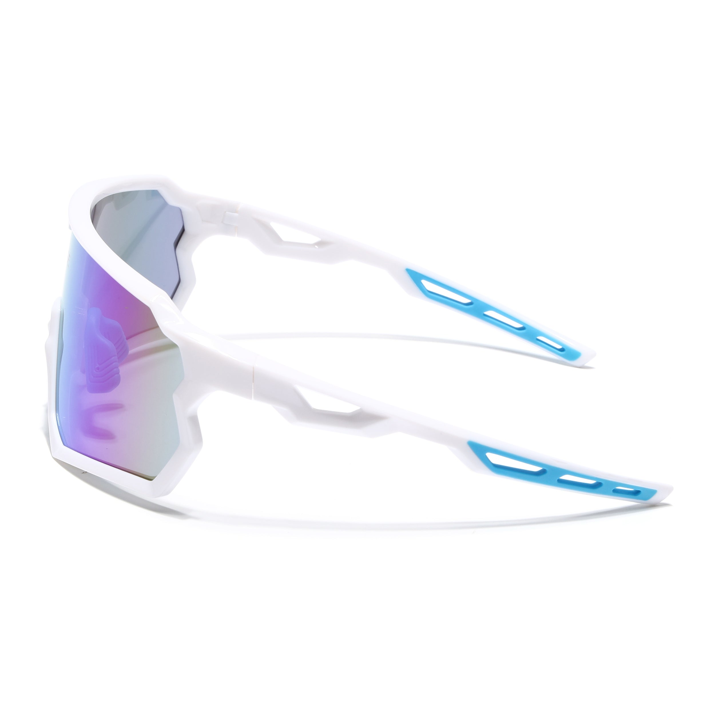 Voyage Select Drift Sunglasses (Multicolor Lens | White Frame - SLMG6337)