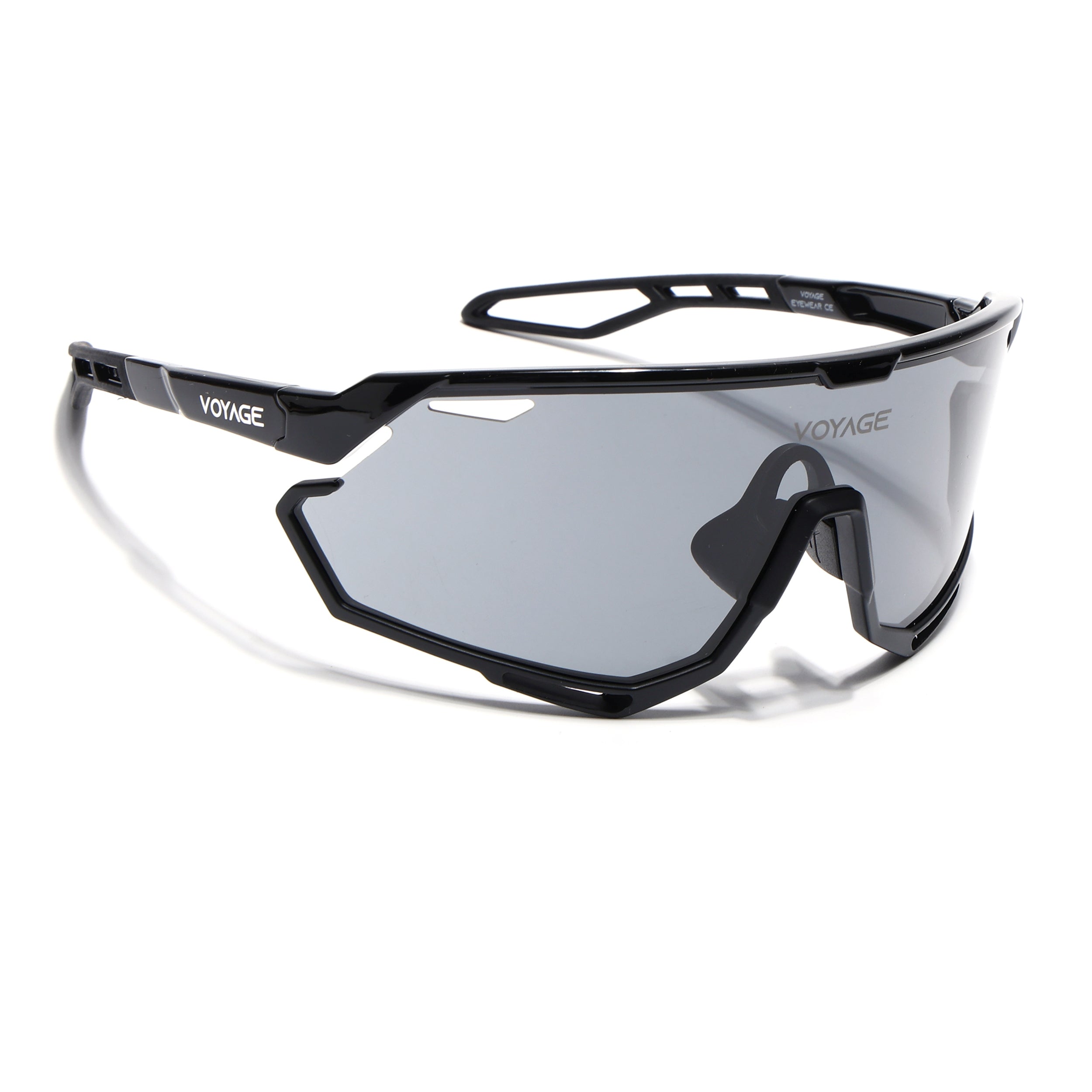 Voyage Select Drift Sunglasses (Grey Lens | Shine Black Frame - SLMG6338)