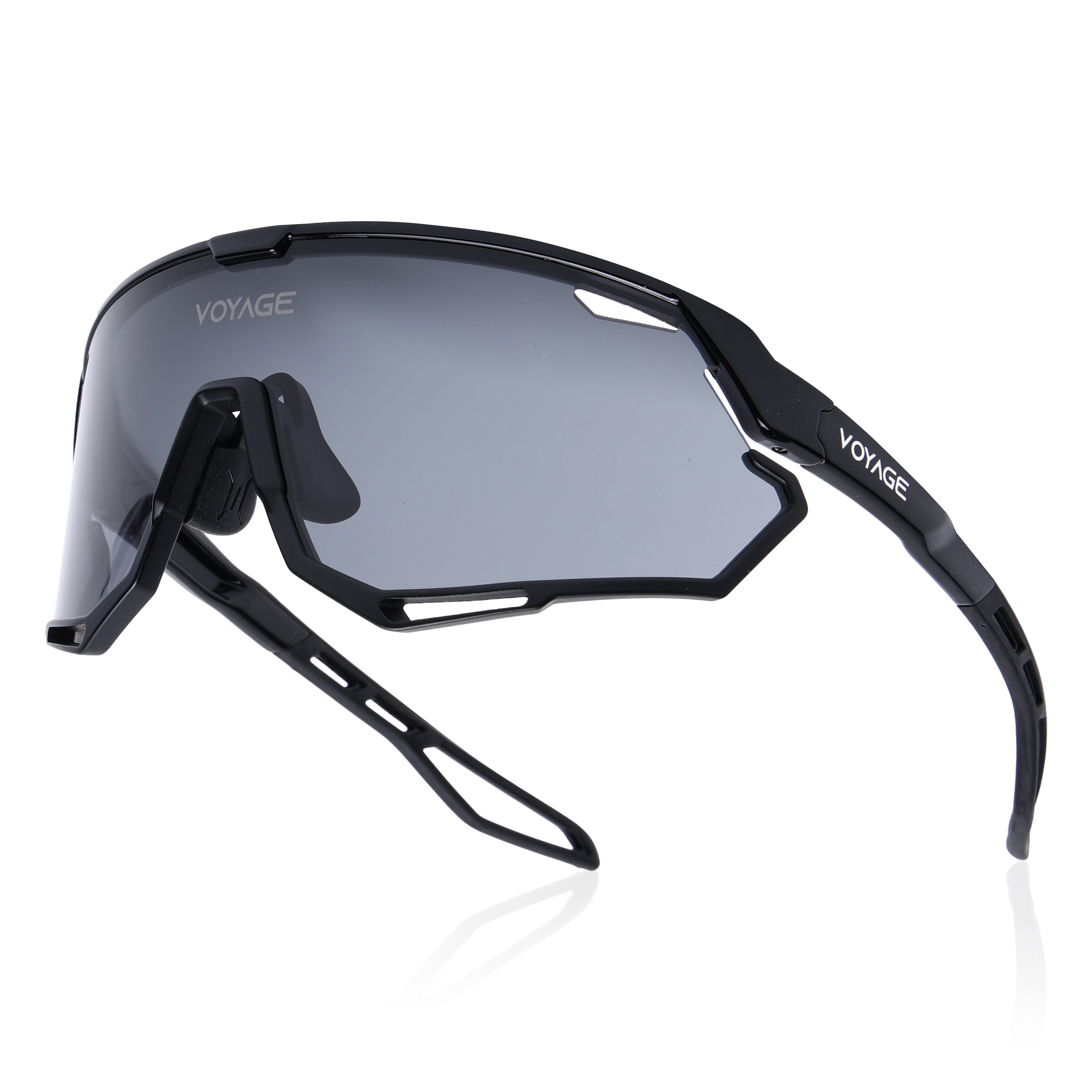 Voyage Select Drift Sunglasses (Grey Lens | Shine Black Frame - SLMG6338)