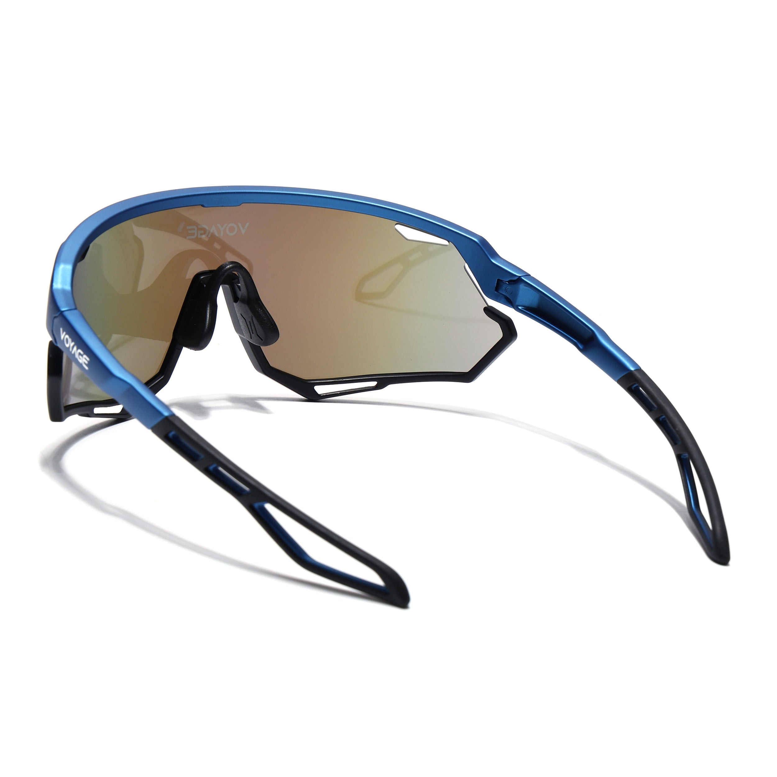 Voyage Select Drift Sunglasses (Multicolor Lens | Black & Blue Frame - SLMG6341)