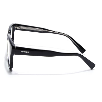 Obsidian | Voyage Black Wayfarer Eyeglasses for Men & Women (K025FMG8009)