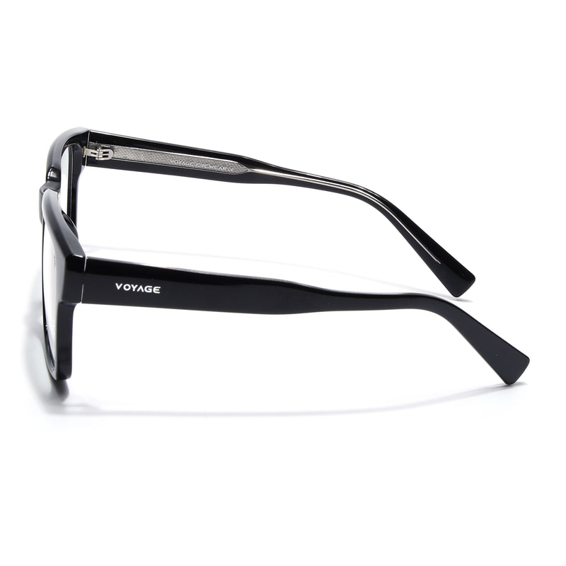 Obsidian | Voyage Black Wayfarer Eyeglasses for Men & Women (K025FMG8009)
