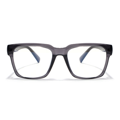 Obsidian | Voyage Grey Wayfarer Eyeglasses for Men & Women (K025FMG8011)
