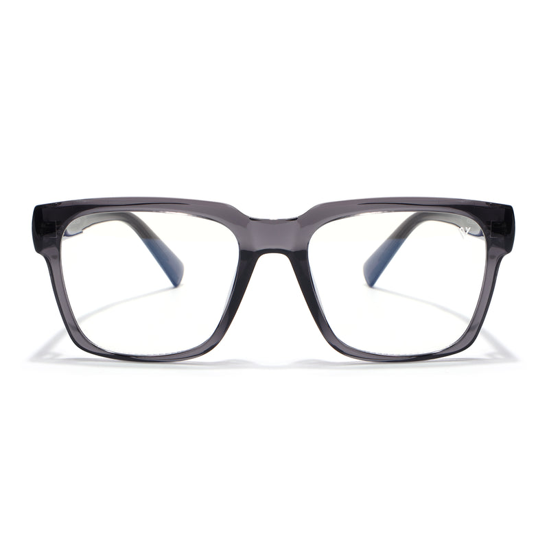 Obsidian | Voyage Grey Wayfarer Eyeglasses for Men & Women (K025FMG8011)