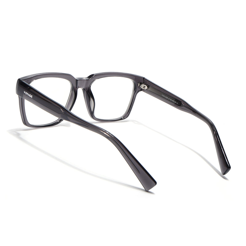 Obsidian | Voyage Grey Wayfarer Eyeglasses for Men & Women (K025FMG8011)