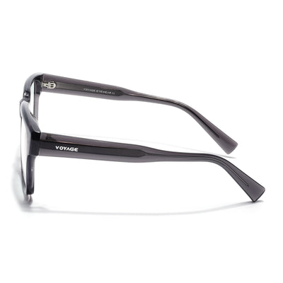 Obsidian | Voyage Grey Wayfarer Eyeglasses for Men & Women (K025FMG8011)