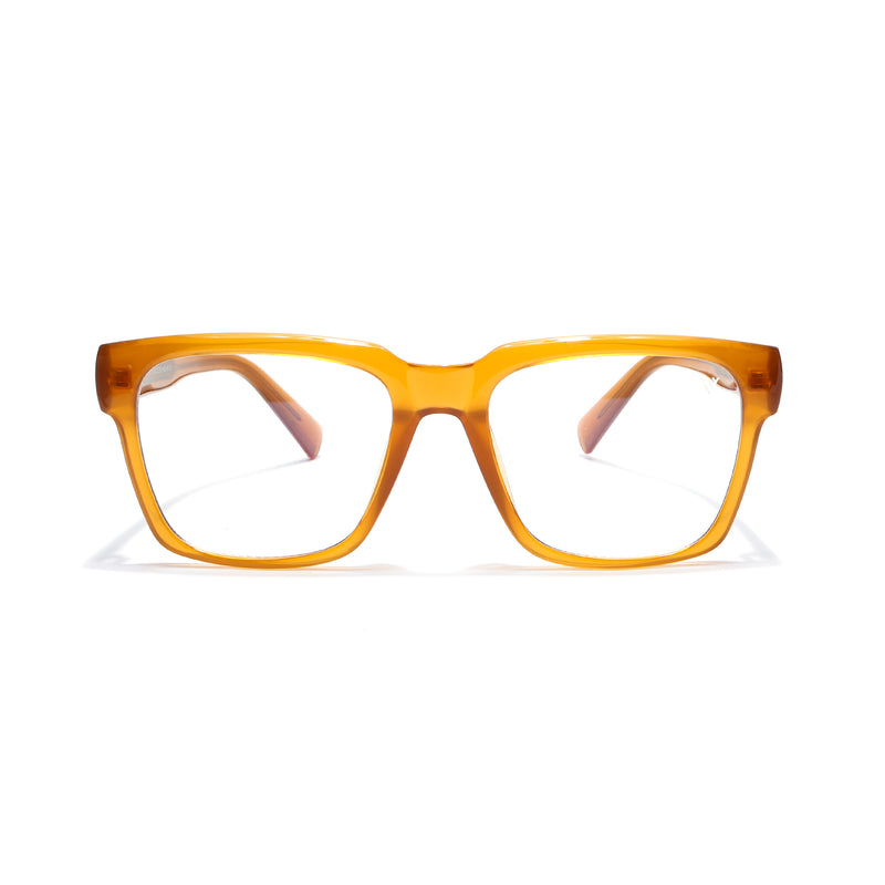 Obsidian | Voyage Orange Wayfarer Eyeglasses for Men & Women (K025FMG8013)