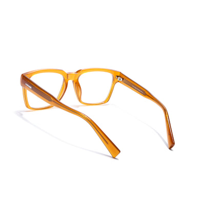 Obsidian | Voyage Orange Wayfarer Eyeglasses for Men & Women (K025FMG8013)