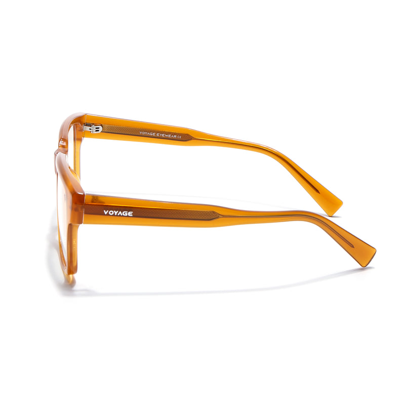 Obsidian | Voyage Orange Wayfarer Eyeglasses for Men & Women (K025FMG8013)