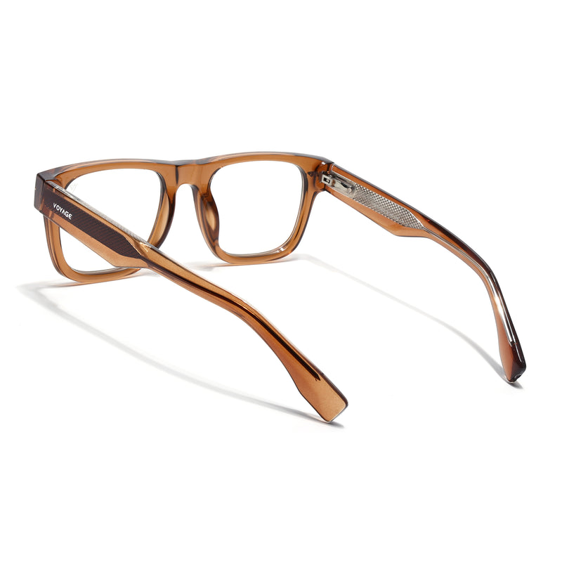Obsidian | Voyage Brown Wayfarer Eyeglasses for Men & Women (K026FMG8057)