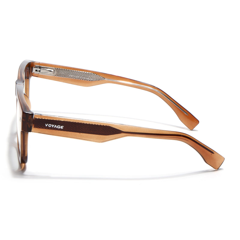 Obsidian | Voyage Brown Wayfarer Eyeglasses for Men & Women (K026FMG8057)