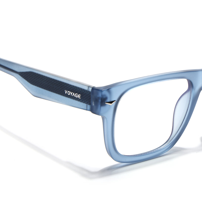 Obsidian | Voyage Blue Wayfarer Eyeglasses for Men & Women (K026FMG8058)