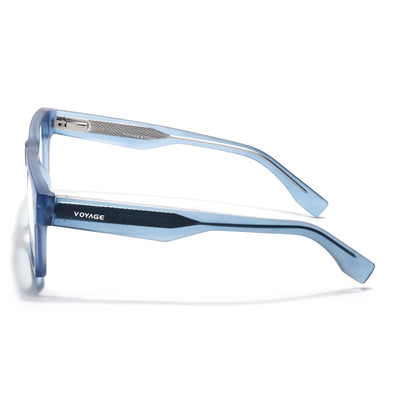 Obsidian | Voyage Blue Wayfarer Eyeglasses for Men & Women (K026FMG8058)