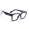 Obsidian | Voyage Black Rectangle Eyeglasses for Men & Women (K027FMG8026)