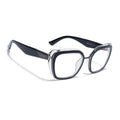 Voyage Black Cateye Eyeglasses for Women (K043FMG8580)