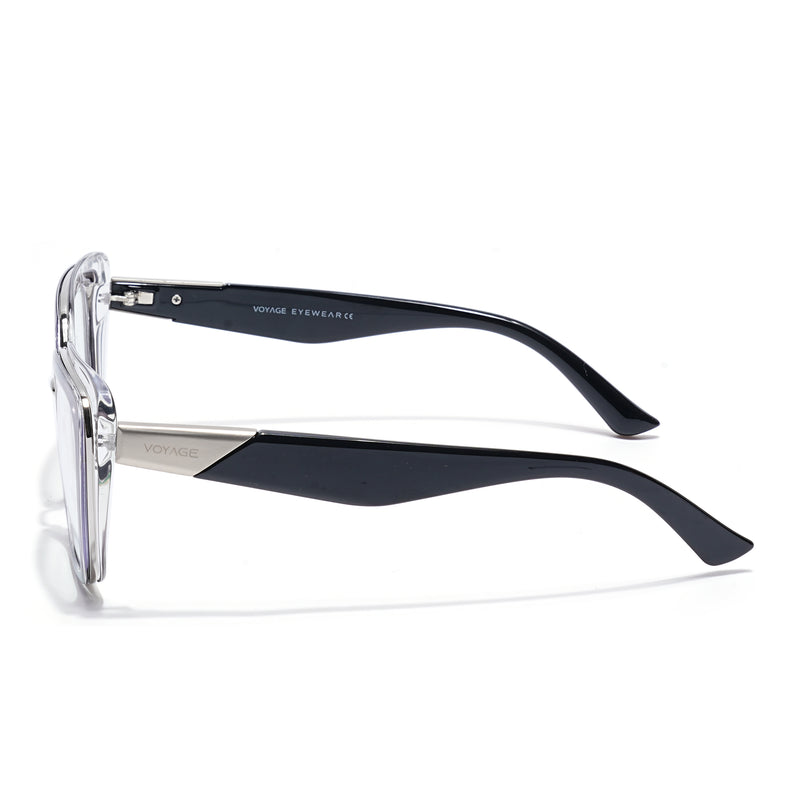 Voyage Grey Cateye Eyeglasses for Women (K043FMG8581)