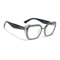 Voyage Green Cateye Eyeglasses for Women (K043FMG8582)