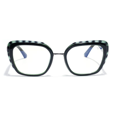 Elara | Demi Green Cateye Eyeglasses for Women (K043FMG8583)