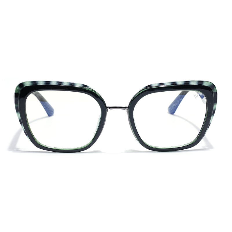 Voyage Demi Green Cateye Eyeglasses for Women (K043FMG8583)