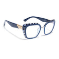 Voyage Demi Blue Cateye Eyeglasses for Women (K043FMG8584)