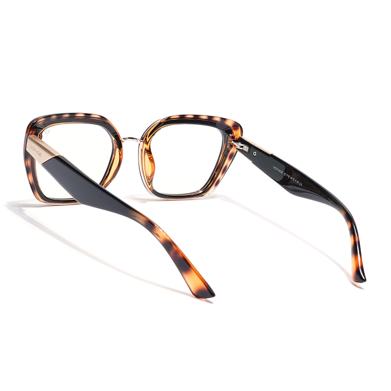 Voyage Demi Brown Cateye Eyeglasses for Women (K043FMG8585)