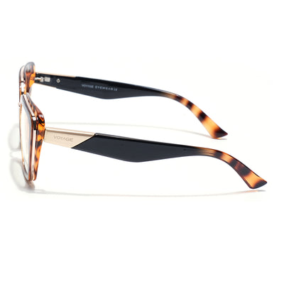 Voyage Demi Brown Cateye Eyeglasses for Women (K043FMG8585)
