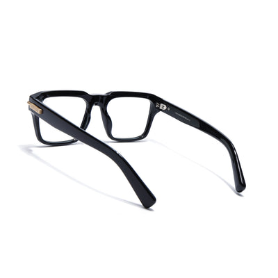 Obsidian | Voyage Black Wayfarer Eyeglasses for Men & Women (K047FMG8020)
