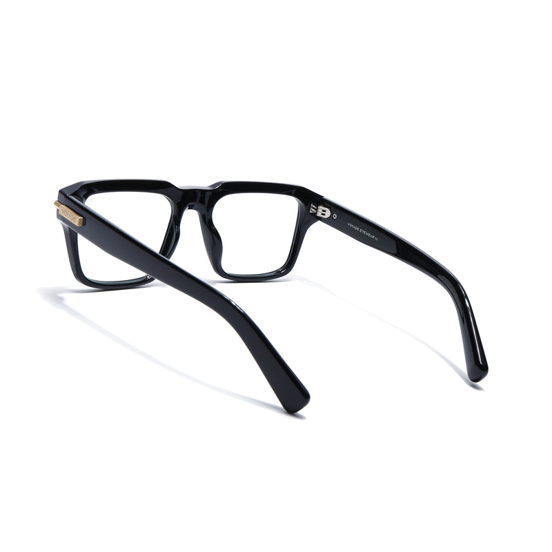 Obsidian | Voyage Black Wayfarer Eyeglasses for Men & Women (K047FMG8020)