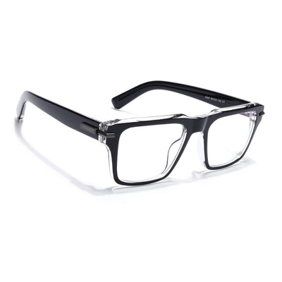 Obsidian | Voyage Black Wayfarer Eyeglasses for Men & Women (K047FMG8021)