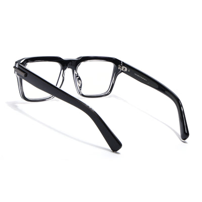 Obsidian | Voyage Black Wayfarer Eyeglasses for Men & Women (K047FMG8021)