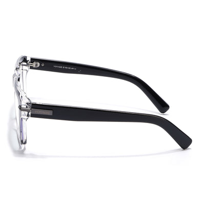 Obsidian | Voyage Black Wayfarer Eyeglasses for Men & Women (K047FMG8021)