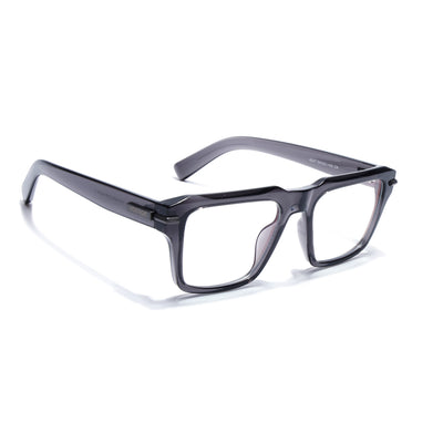 Obsidian | Voyage Grey Wayfarer Eyeglasses for Men & Women (K047FMG8022)