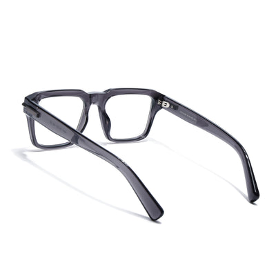Obsidian | Voyage Grey Wayfarer Eyeglasses for Men & Women (K047FMG8022)