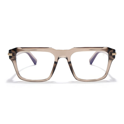 Obsidian | Voyage Brown Wayfarer Eyeglasses for Men & Women (K047FMG8023)